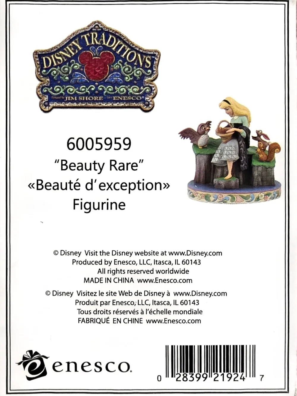 Enesco Aurora Figurine 